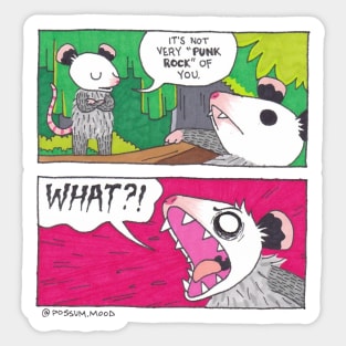 Not Very Punk Sticker